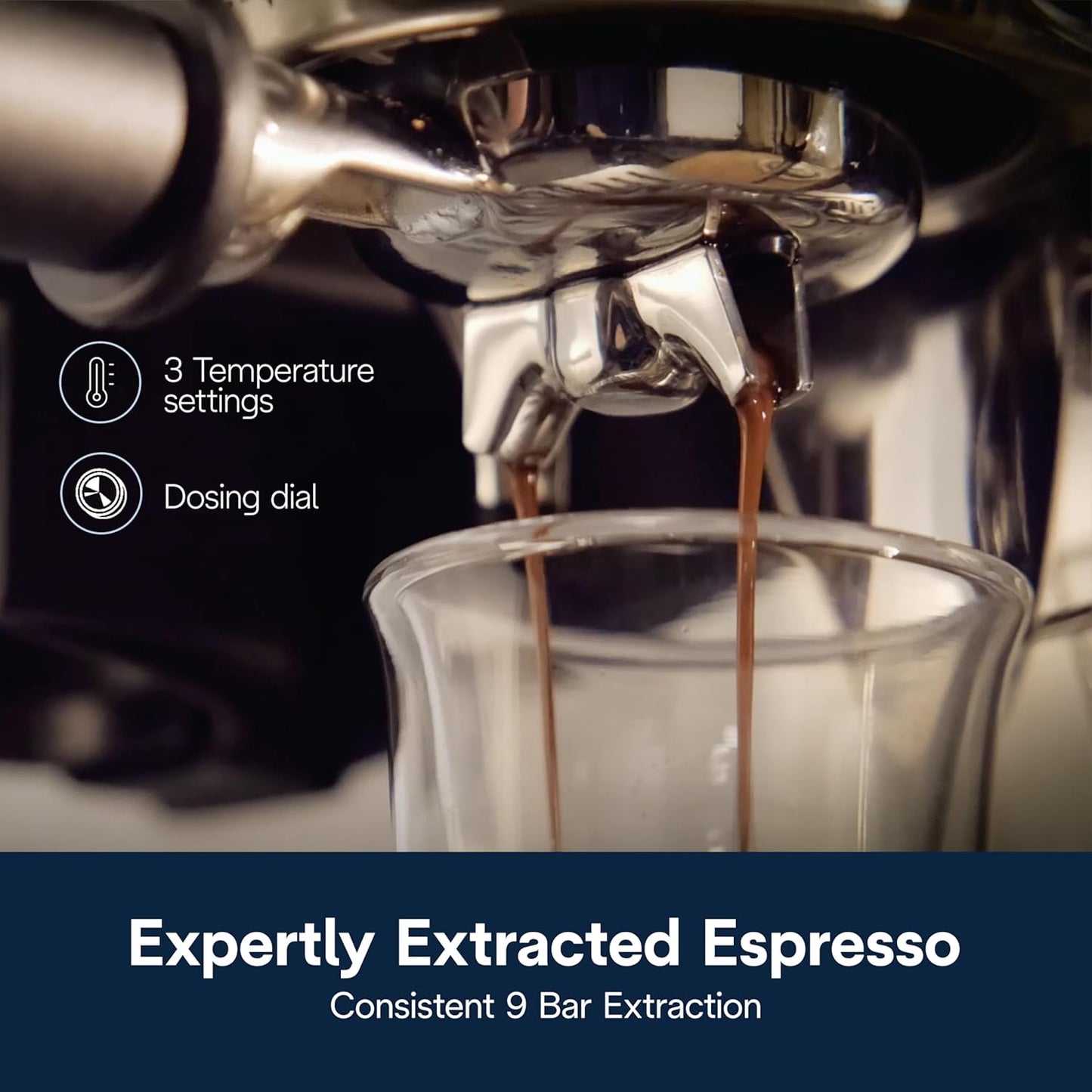 La Specialista Arte Evo Espresso Machine with Cold Brew. Manual Milk Frother. Barista Kit for Latte. Cappuccino. Built-in Grinder. EC9255M