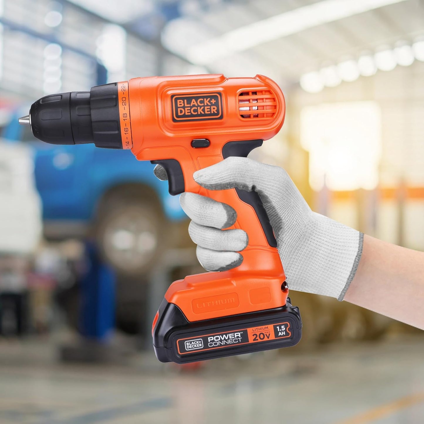 20V MAX Drill & Home Tool Kit. 34 Piece (BDCD120VA). Orange