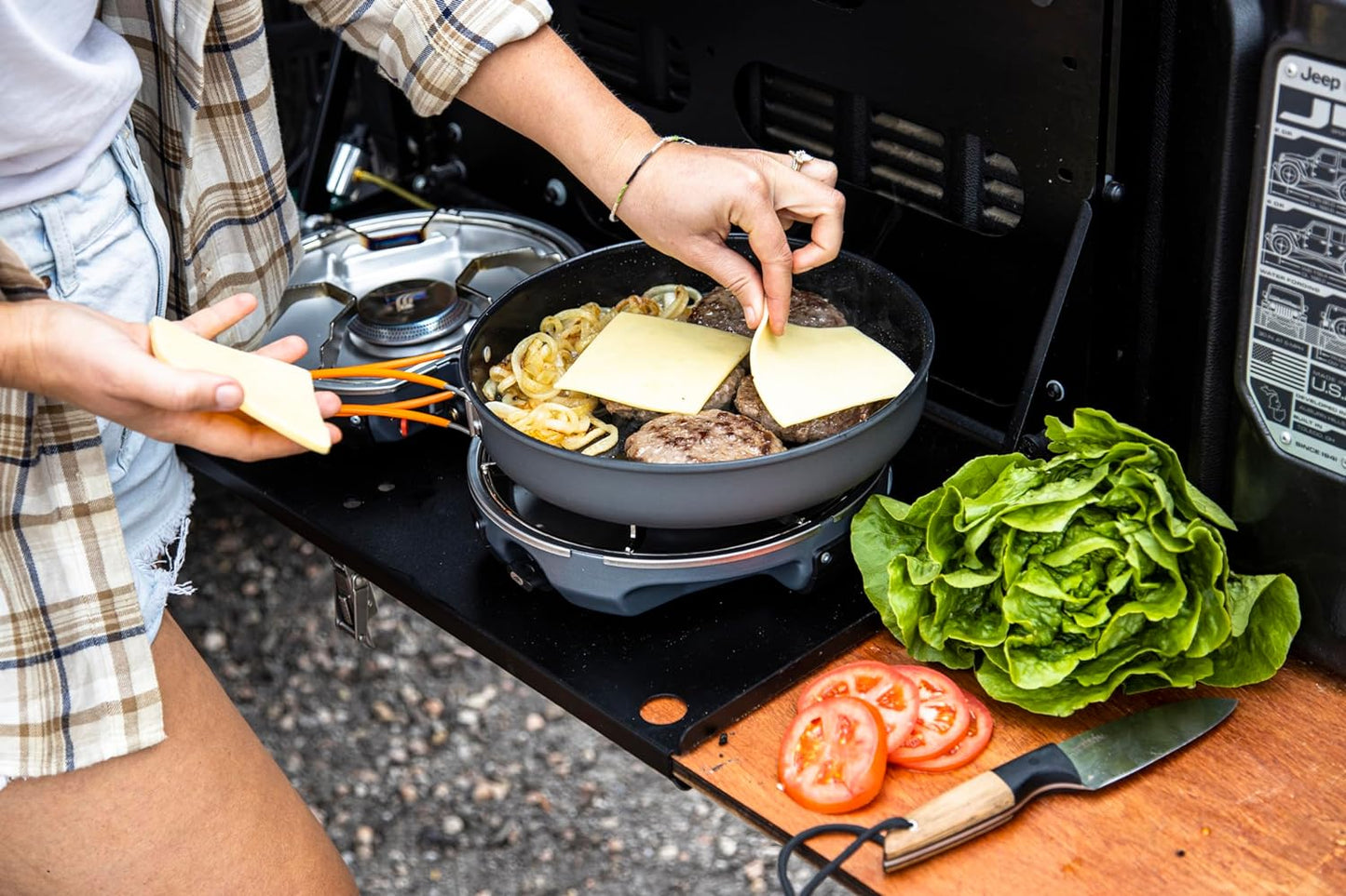 10-Inch Non Stick Camping Cookware Fry Pan for Jetboil Camping and Backpacking Stoves