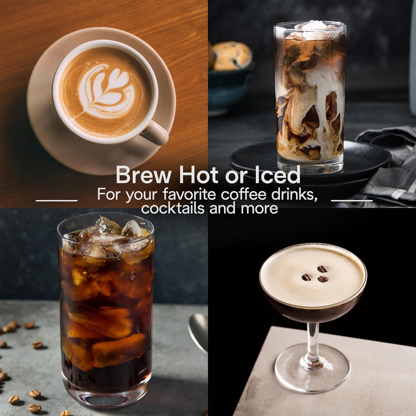 La Specialista Arte Evo Espresso Machine with Cold Brew. Manual Milk Frother. Barista Kit for Latte. Cappuccino. Built-in Grinder. EC9255M