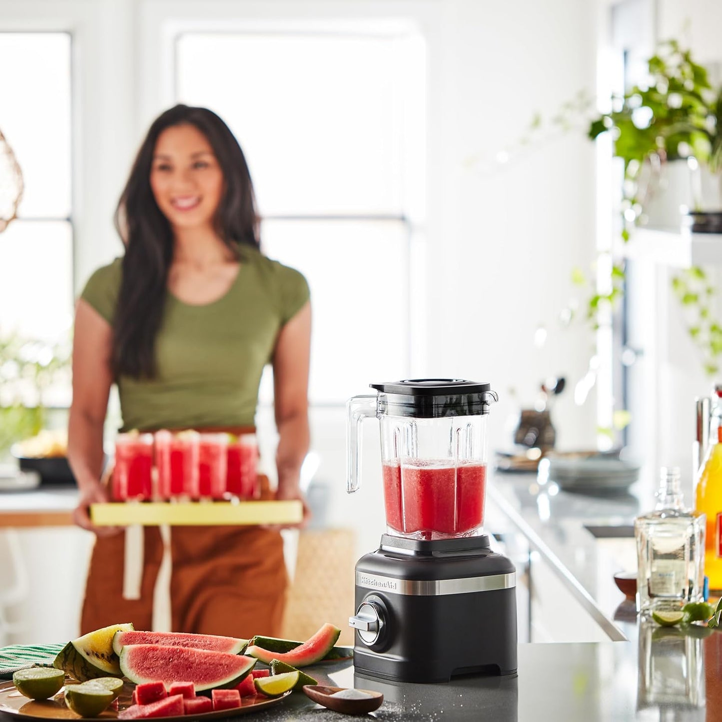 3 Speed Ice Crushing Blender with 2 Personal Blender Jars - KSB1332Y.Black Matte. 48 oz