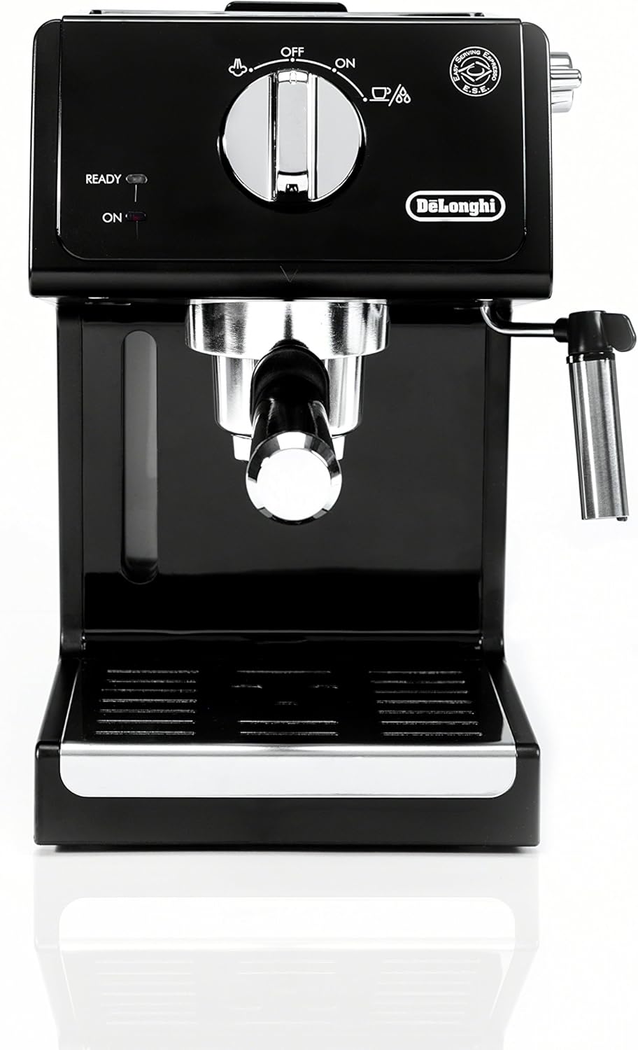 15 Bar Pump Espresso and Cappuccino Machine with Premium Adjustable Frother. Stainless Steel. ECP3630