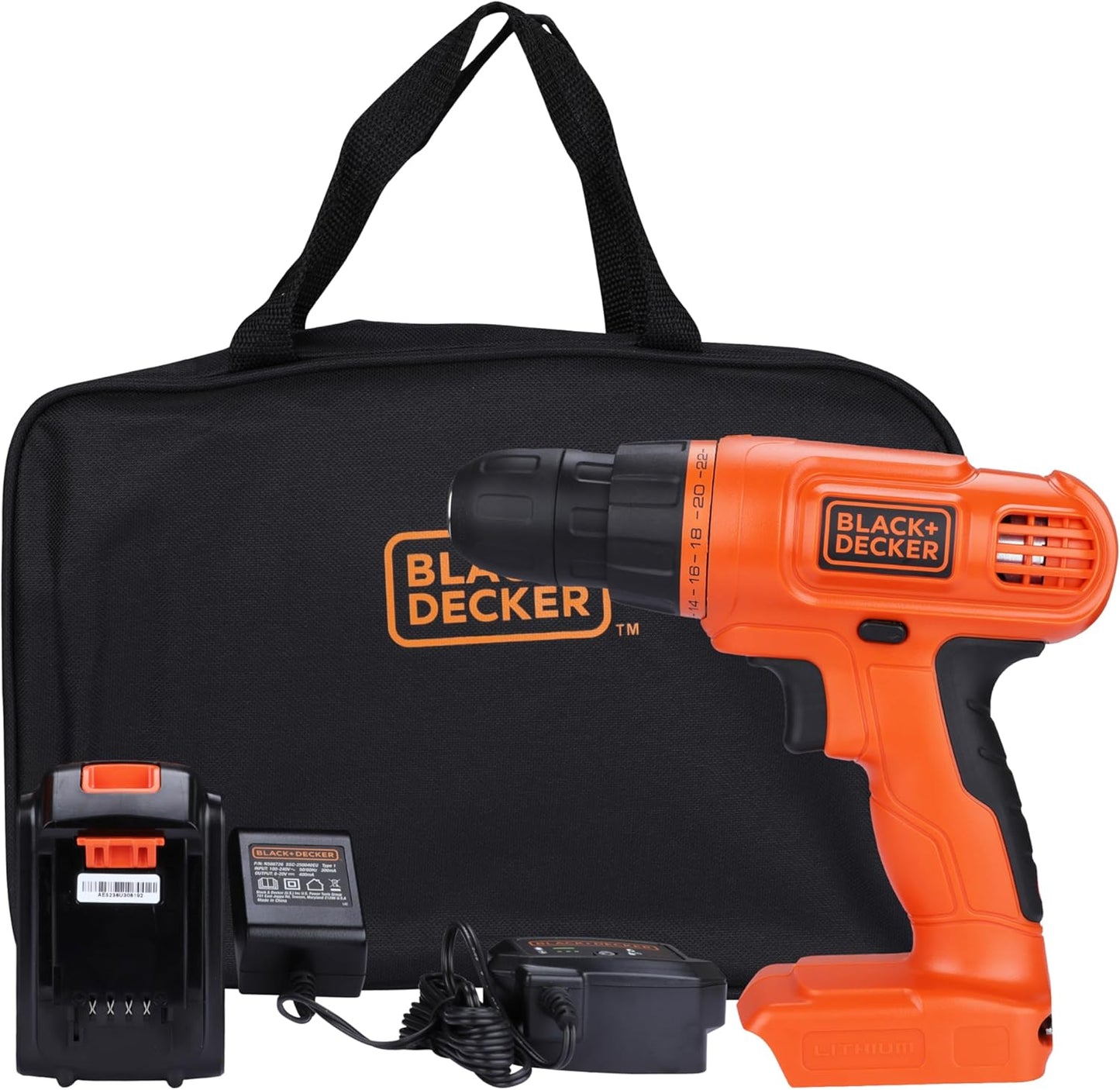 20V MAX Drill & Home Tool Kit. 34 Piece (BDCD120VA). Orange