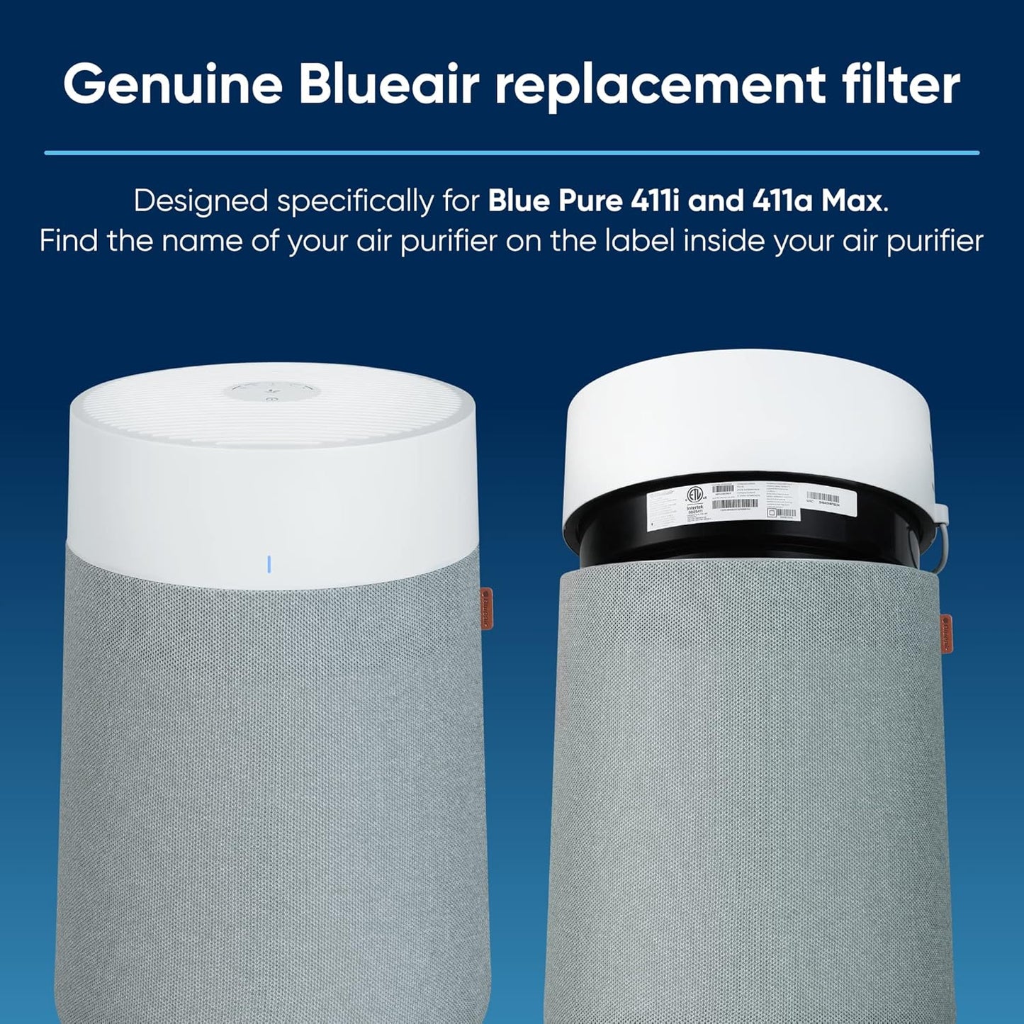 411i Max and 411a Max Genuine Replacement Filter. F4MAX. fits 411i Max and 411a Max Air Purifier