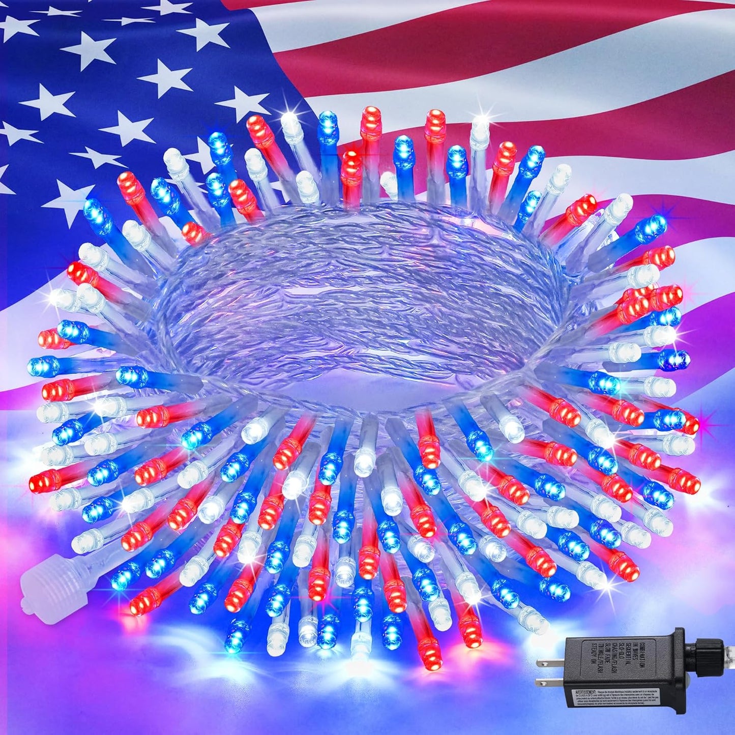 200 LED String Lights Indoor Outdoor Clear Wire. Connectable Warm White Christmas String Lights for Bedroom. 66 Ft Twinkle Fairy String Lights Plug in for Home Wedding Tree Yard Patio Spring