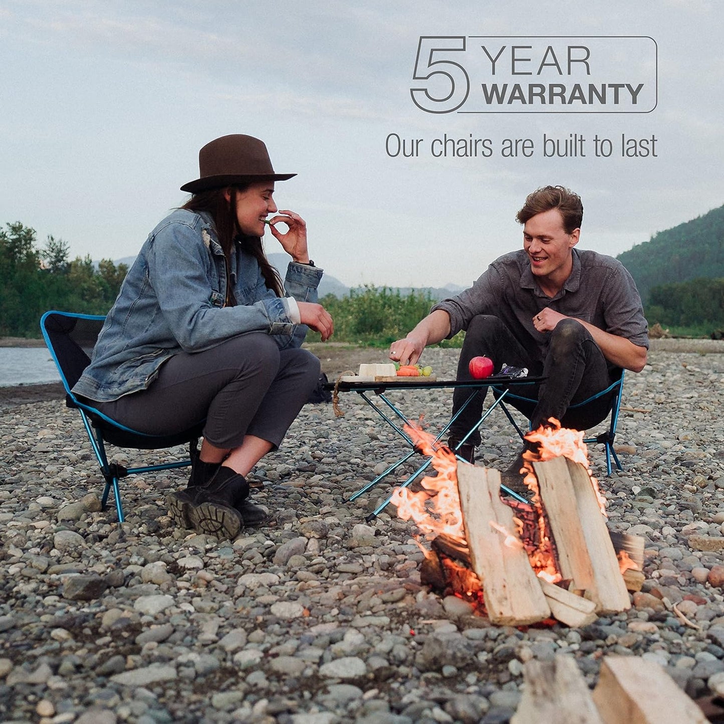 Chair One Original Lightweight. Compact. Collapsible Camping Chair