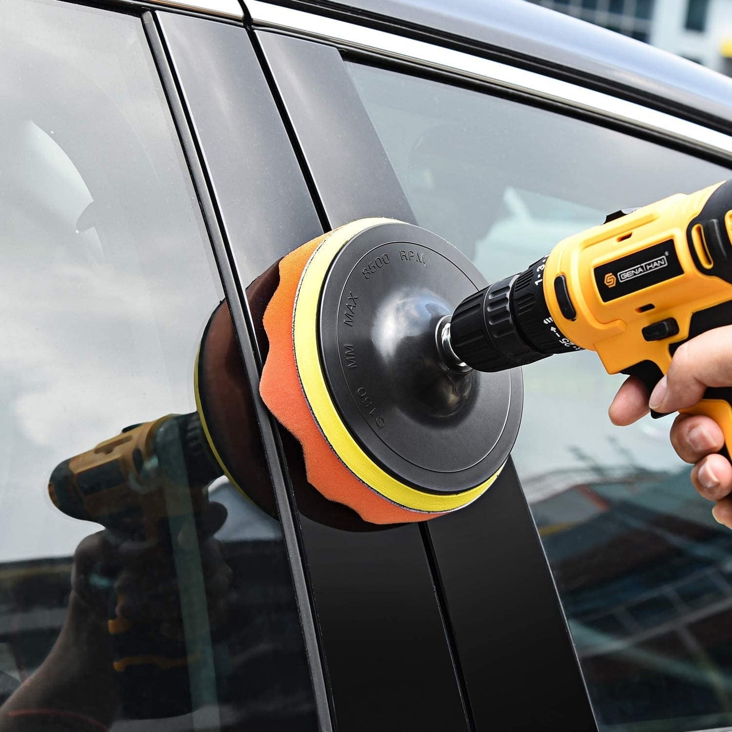 11 Pcs 3" Drill Buffing Kit for Auto Maintenance