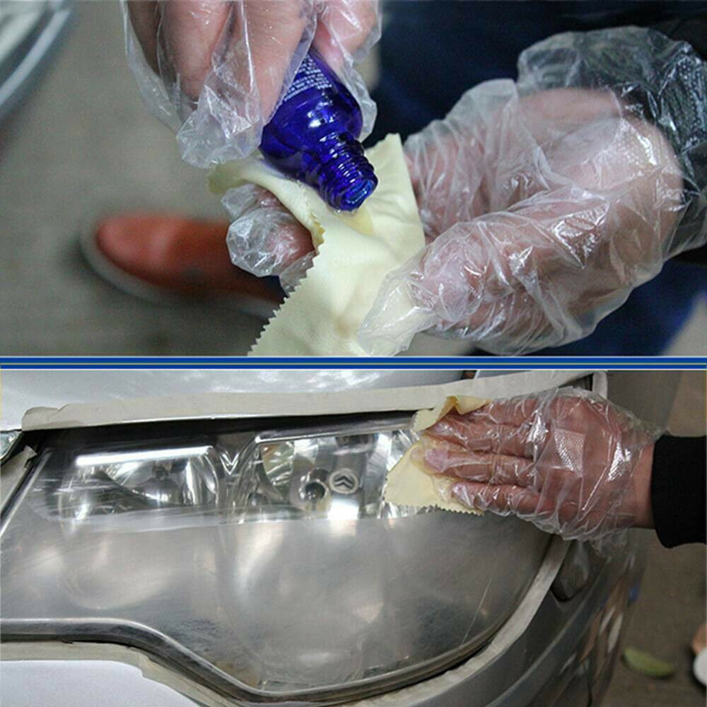 10ML Car Headlight Polishing Fluid Restoration Kit Scratch Repair Cleaner