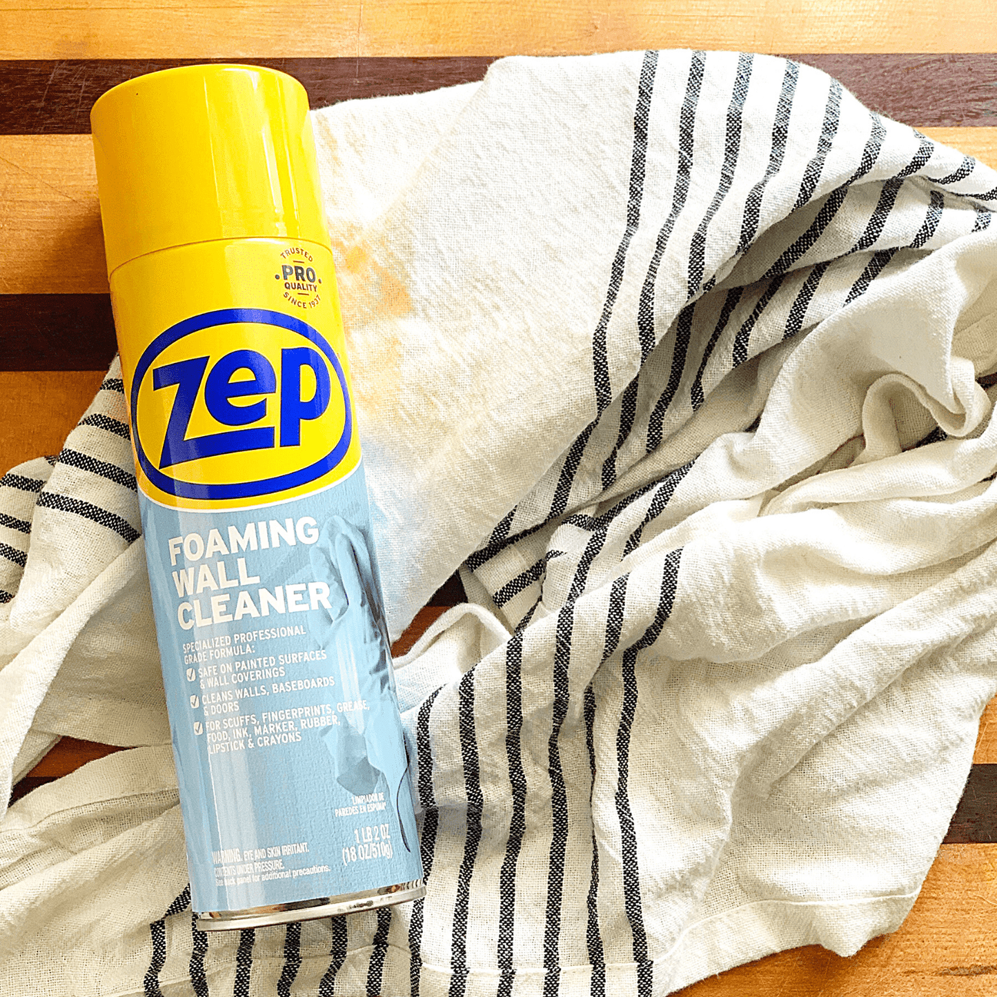 Zep Foaming Wall Cleaner 18 oz. (Pack of 2) - Removes Stains Without Damaging Finishes
