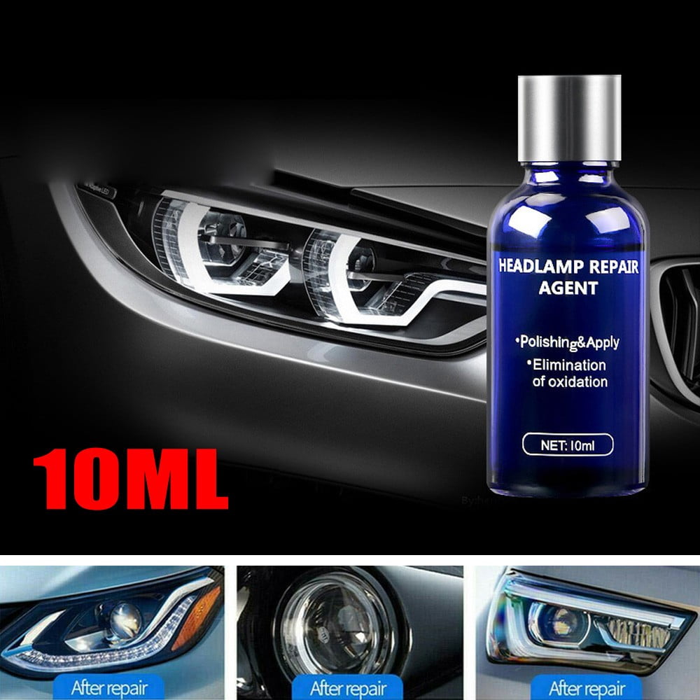 10ML Car Headlight Polishing Fluid Restoration Kit Scratch Repair Cleaner