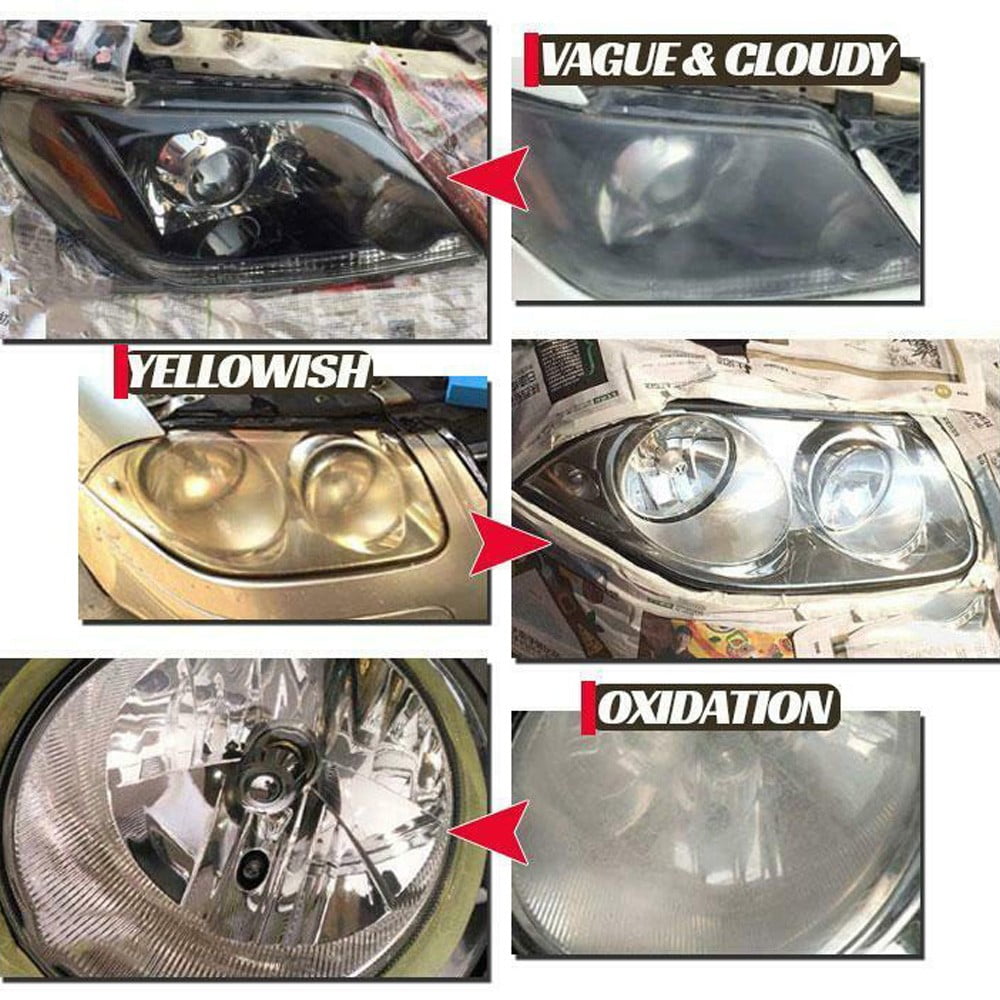 10ML Car Headlight Polishing Fluid Restoration Kit Scratch Repair Cleaner