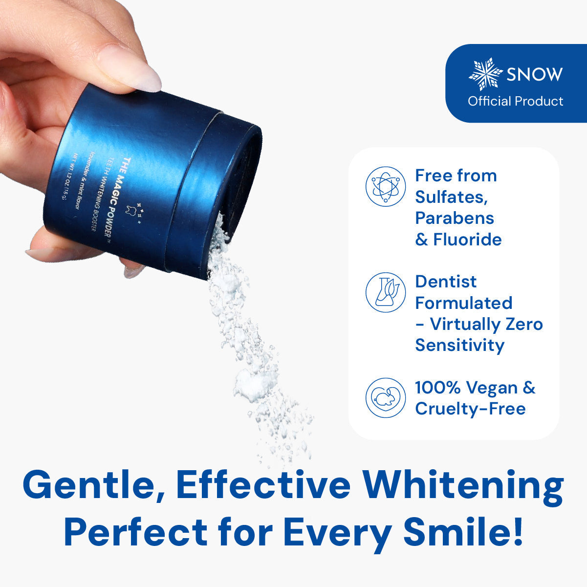 Magic Whitening Toothpaste Booster® Powder with Hydroxyapatite