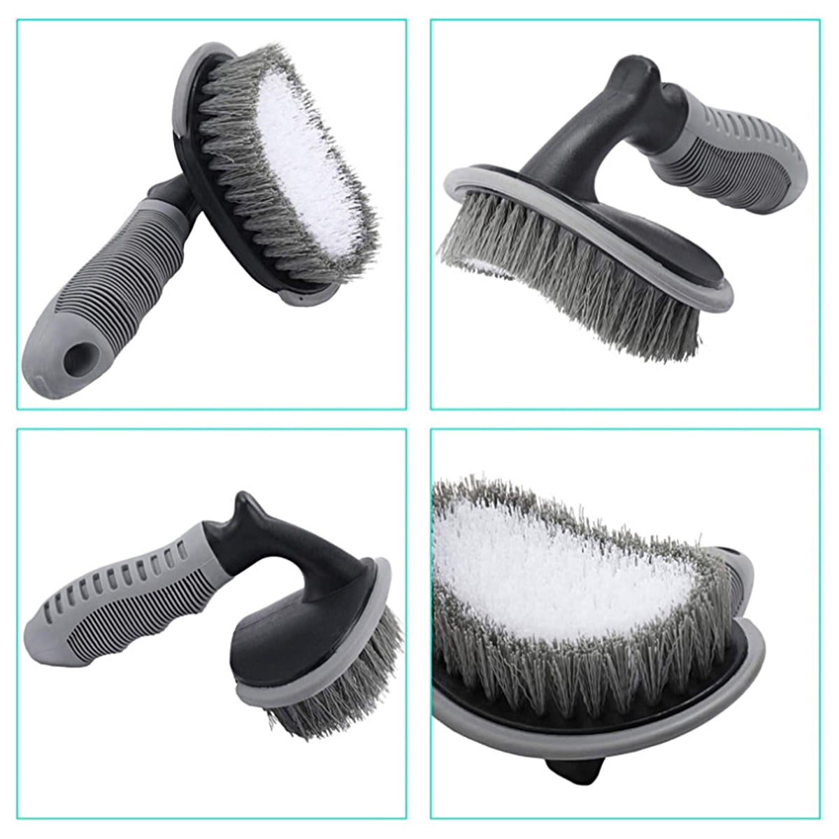 12Pcs Car Wash Tool Cleaning Kit Auto Care Car Wash Cleaning Tools Kit for Cleaning Wheels Interior Exterior Seat Microfiber Car Care Cleaning Set for Trucks Motorcycles RV