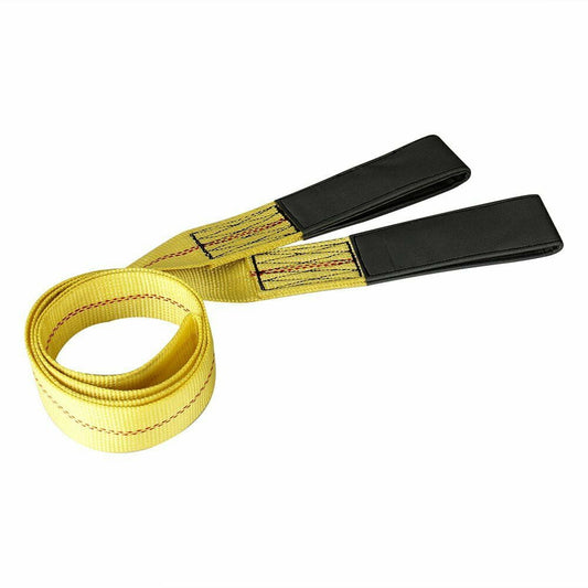 2"x 6ft Nylon Web Lifting Sling Tow Strap Flat Loop Eye & Eye Webbing, 9000LBS Max