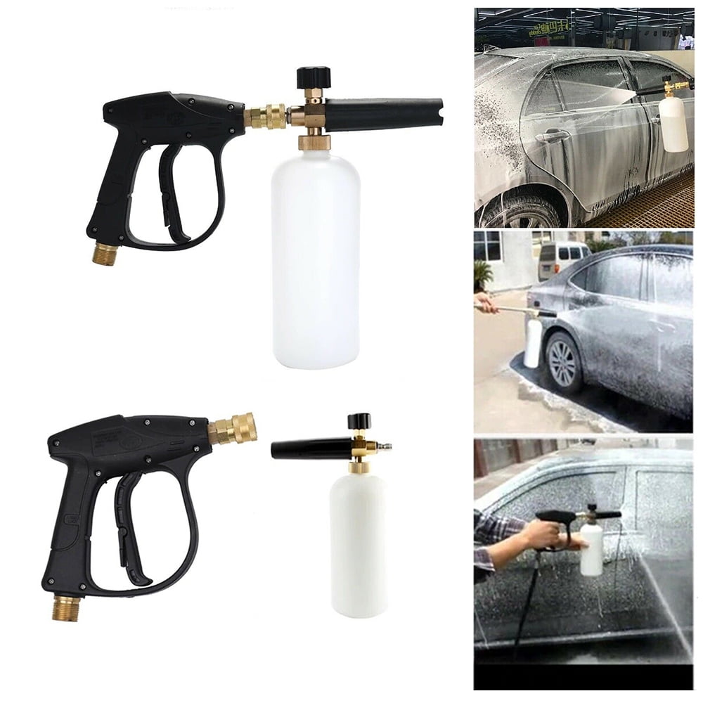 14 Inch Snow Foam Washer Sprayer Car Wash Soap Lance Spray Pressure Jet Bottle