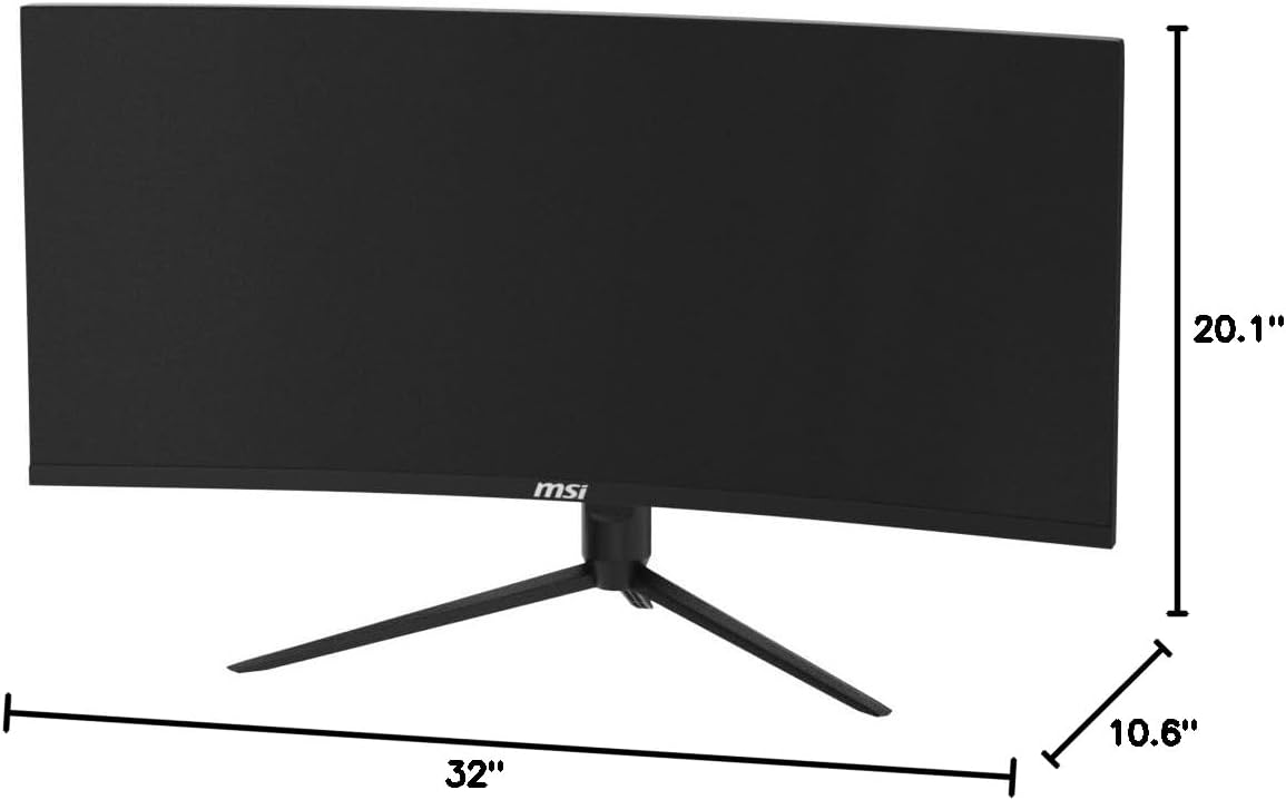 Optix MAG342CQR 1500R Curvature 21:9 Aspect Ratio Narrow Bezel 1ms 3440 x 1440 (UWQHD) 144Hz Refresh Rate Tilt/Swivel/Height/Pivot Adjustment 34 AMD Freesync Gaming Curved Monitor. Black