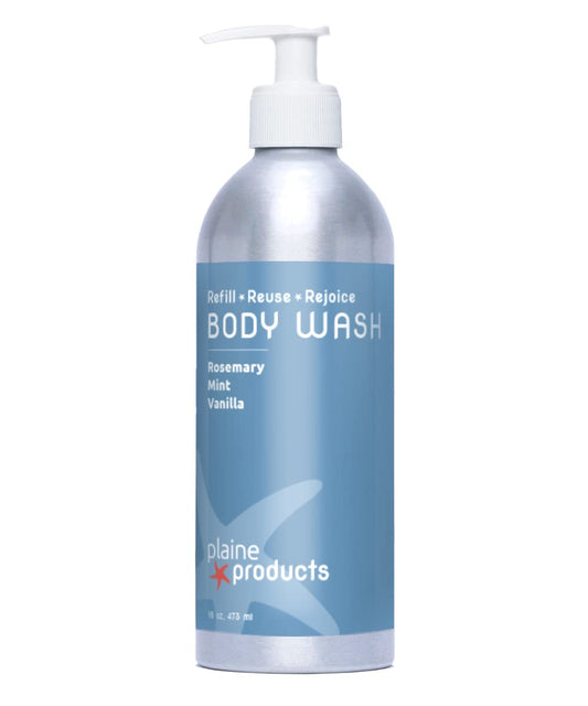 Products Sensitive Skin Body Wash - Rosemary. Mint. Vanilla. 16 oz (Refillable Bottle with Pump)