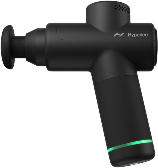 Go 2 - Black - Featuring Quiet Glide Technology - Handheld Percussion Massage Gun - 3 Speeds. 2 Interchangeable Heads - Helps Relieve Sore Muscles and Stiffness - FSA-HSA Eligible