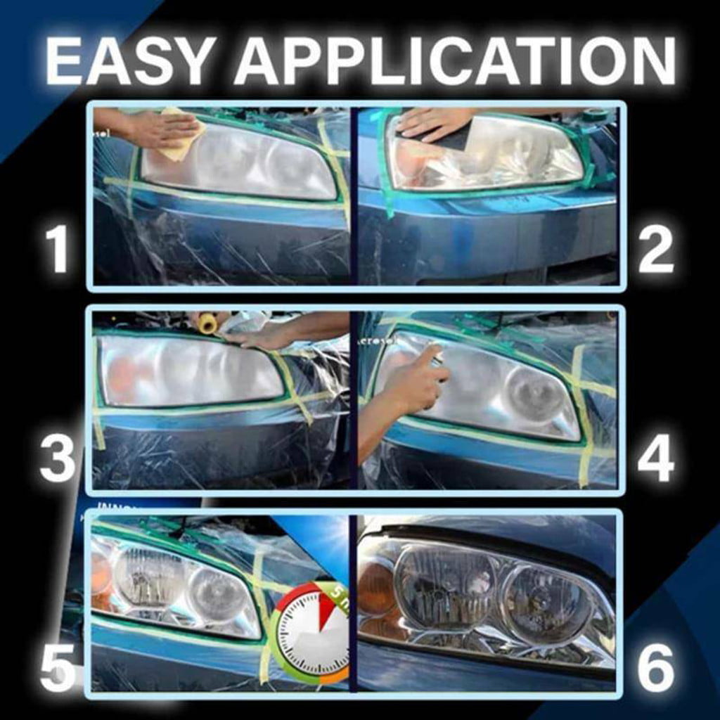 (Buy 2 Get 1 Free)Headlight Renewals Polish Car Kit Headlight Liquid Cleaning 20ml~PPHHD(NEW)