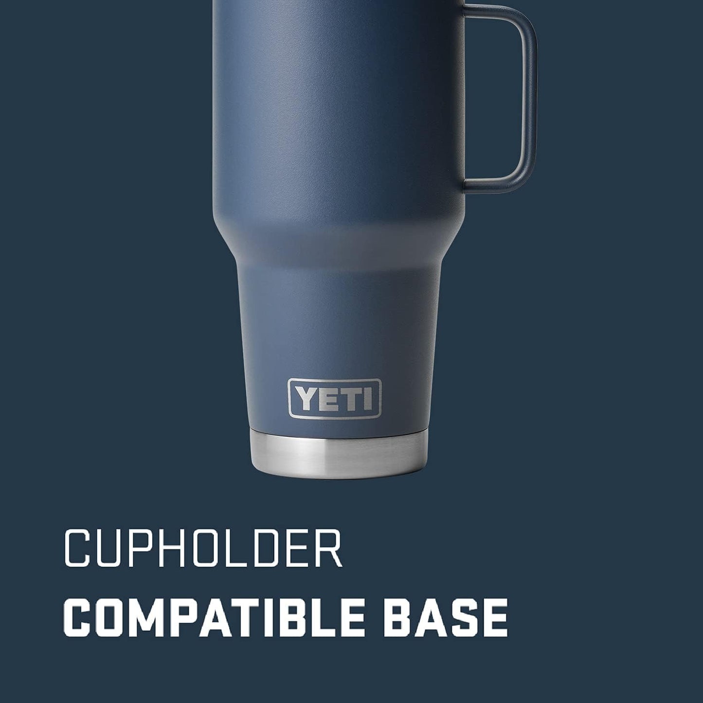 30 oz Travel Mug. Stainless Steel. Vacuum Insulated with Stronghold Lid