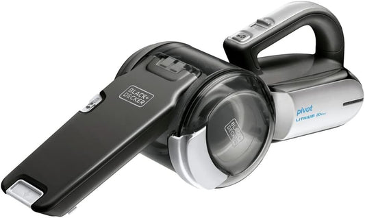 dustbuster PIVOT VAC Cordless Handheld Vacuum. Home and Car Vacuum with Crevice Tool and Pivot Nozzle (BDH2000PL)