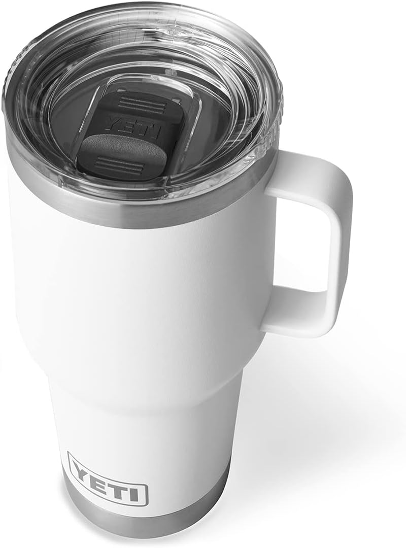 30 oz Travel Mug. Stainless Steel. Vacuum Insulated with Stronghold Lid
