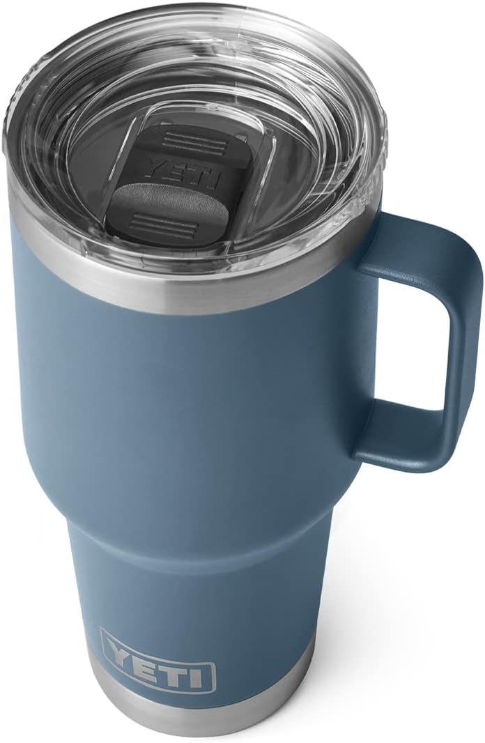 30 oz Travel Mug. Stainless Steel. Vacuum Insulated with Stronghold Lid