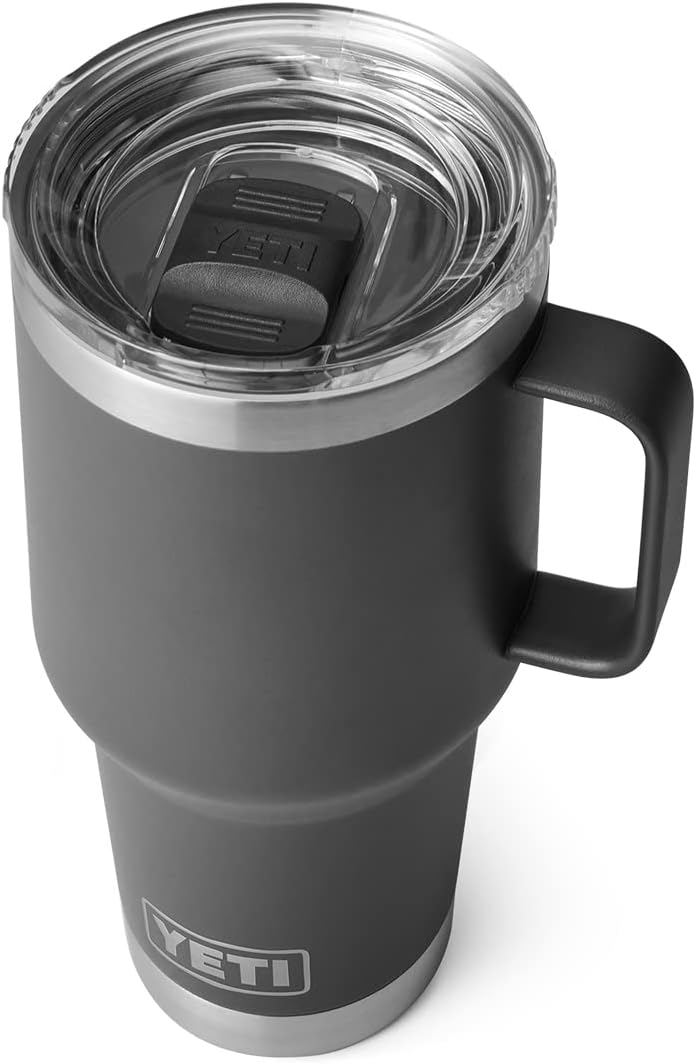 30 oz Travel Mug. Stainless Steel. Vacuum Insulated with Stronghold Lid