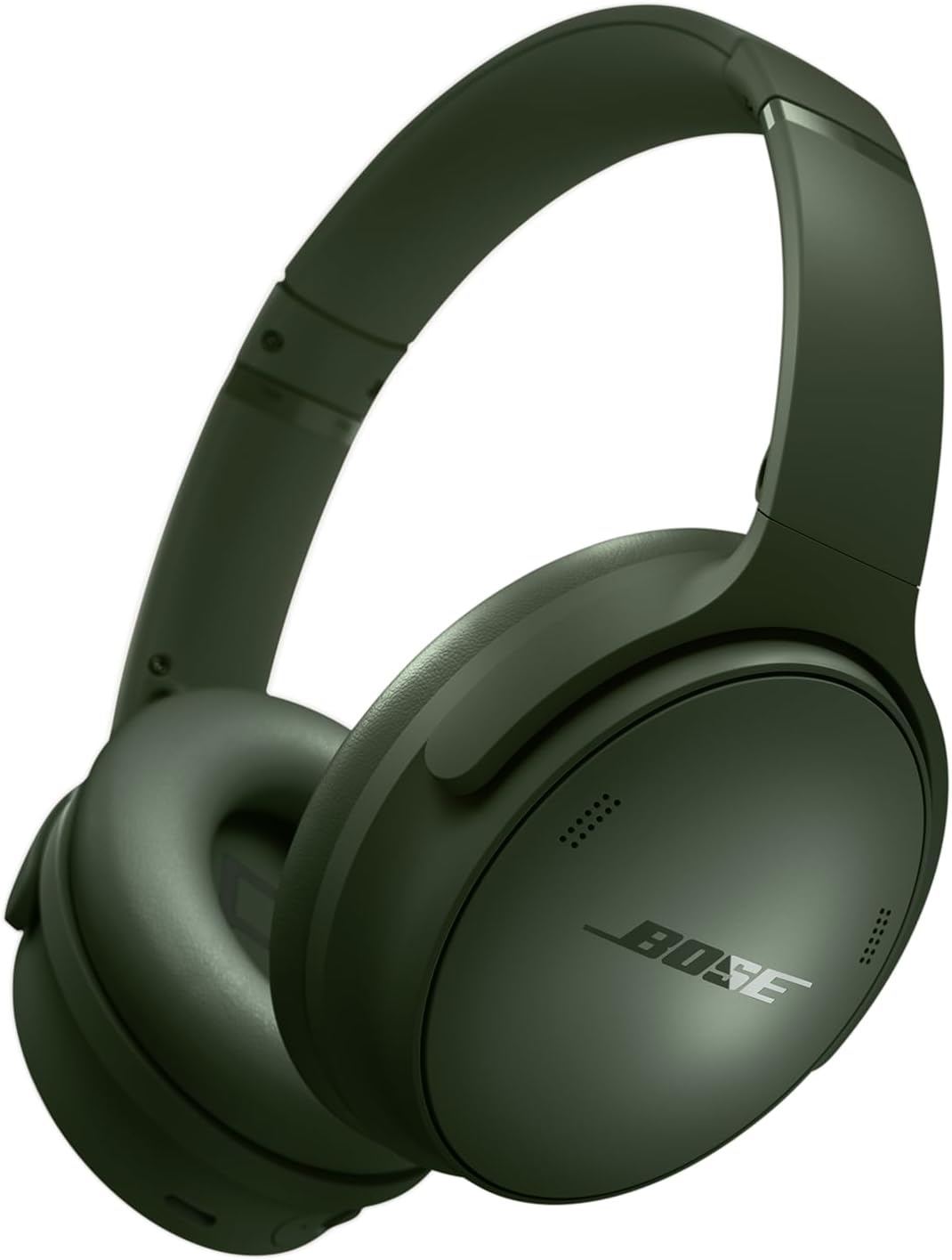Bluetooth Headphones. Wireless Headphones with Active Over Ear Noise Cancelling and Mic. Deep Bass. Up to 24 Hours of Playtime. White Smoke