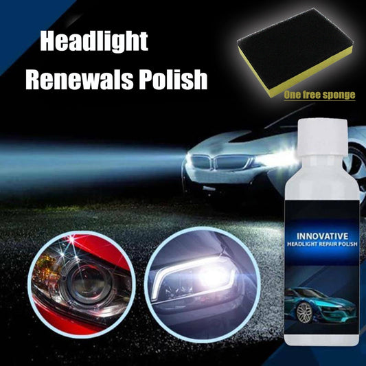 (Buy 2 Get 1 Free)Headlight Renewals Polish Car Kit Headlight Liquid Cleaning 20ml_NEW-PPHHD