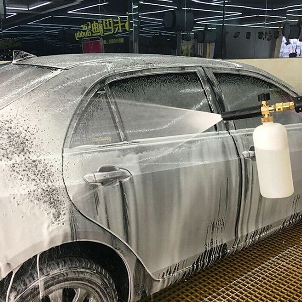 14 Inch Snow Foam Washer Sprayer Car Wash Soap Lance Spray Pressure Jet Bottle