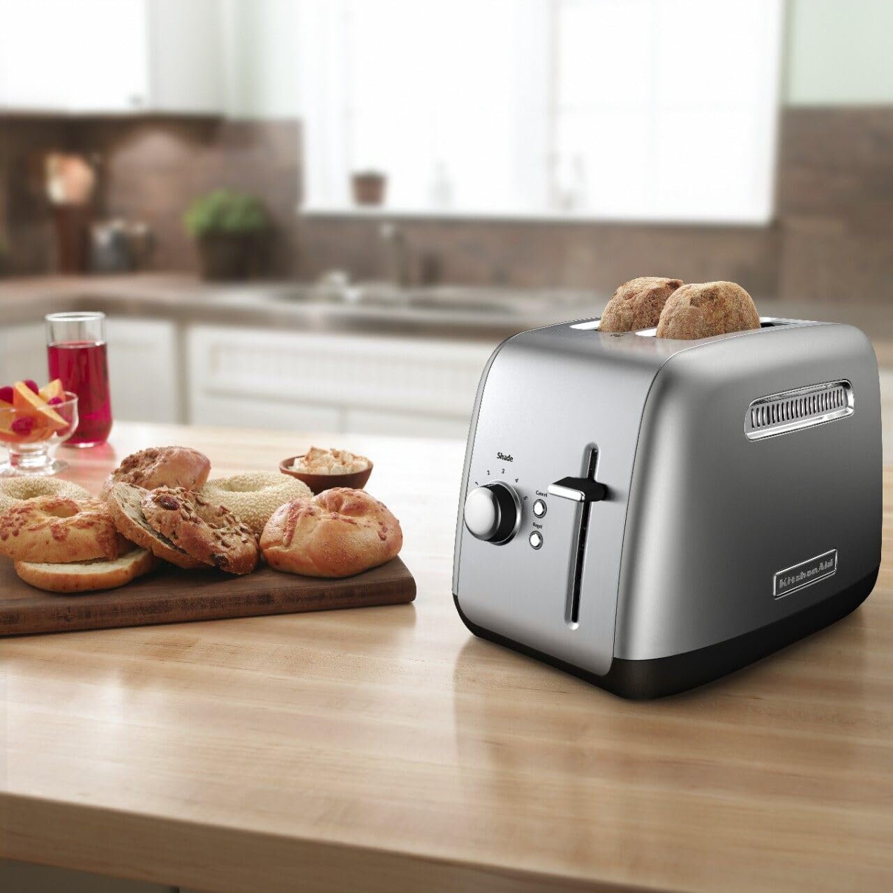 KMT2115 Toaster for Bagel 2 Slice. Silver