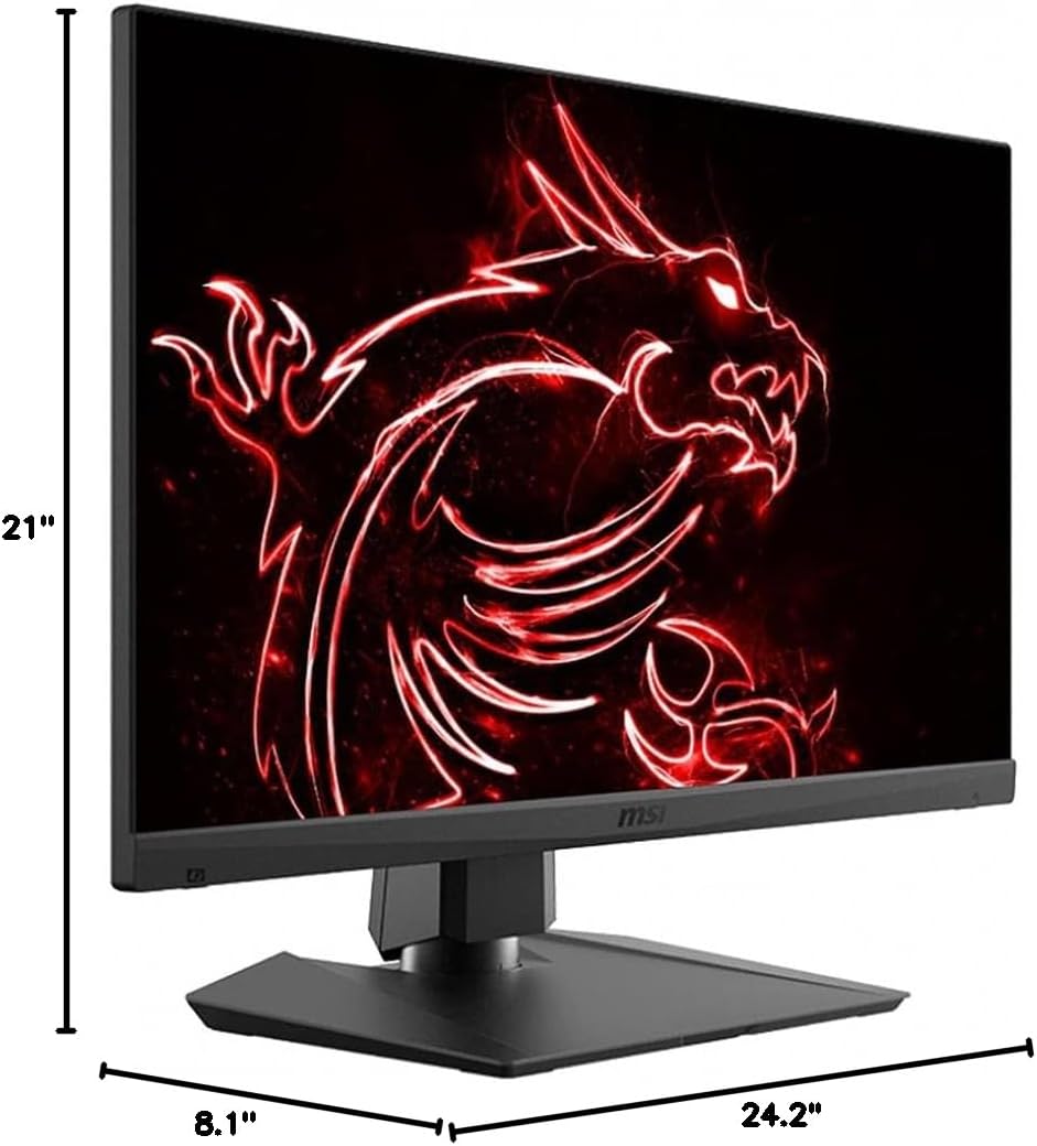 QHD Rapid-IPS Quantum DOT Gaming Non-Glare Super Narrow Bezel 1ms 2560 x 1440 165Hz Refresh Rate Adjustable Arm G-Sync Compatible 27 Gaming Monitor (Optix MAG274QRF-QD).Black