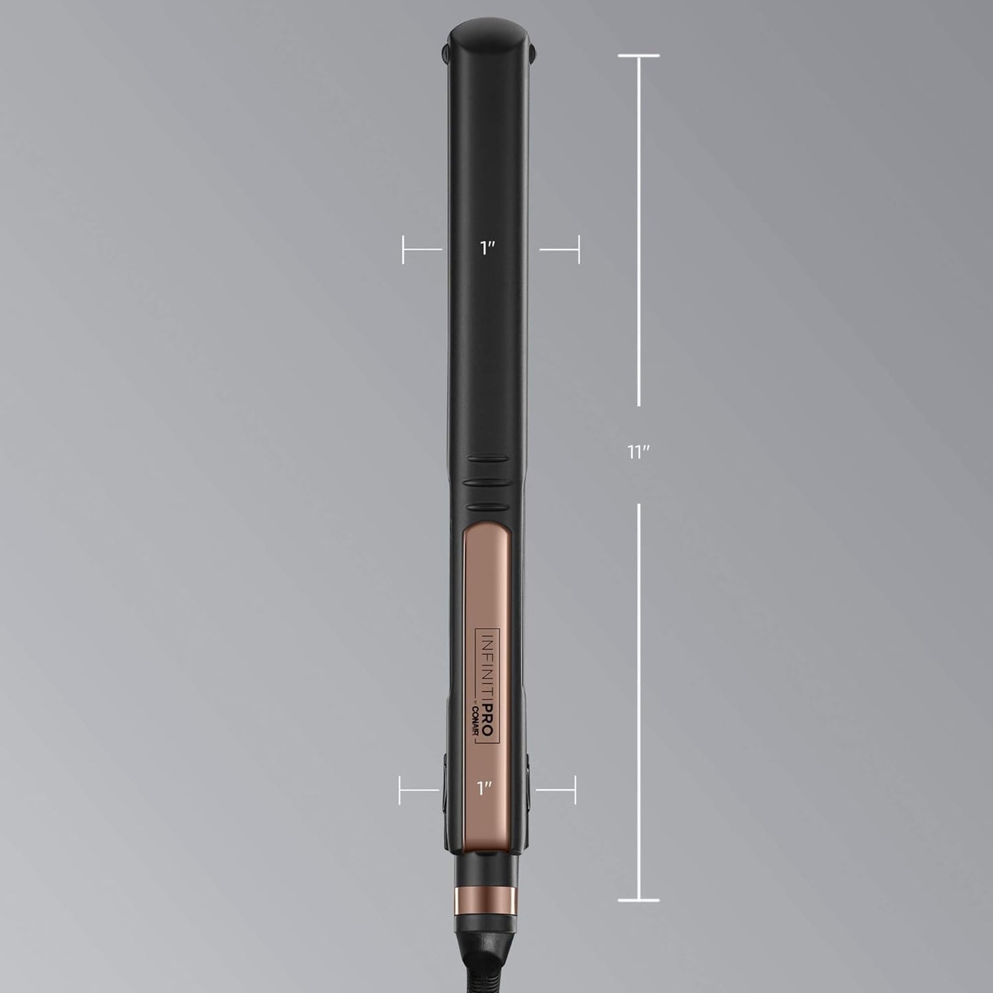 Rose Gold Ceramic Flat Iron. 1-inch