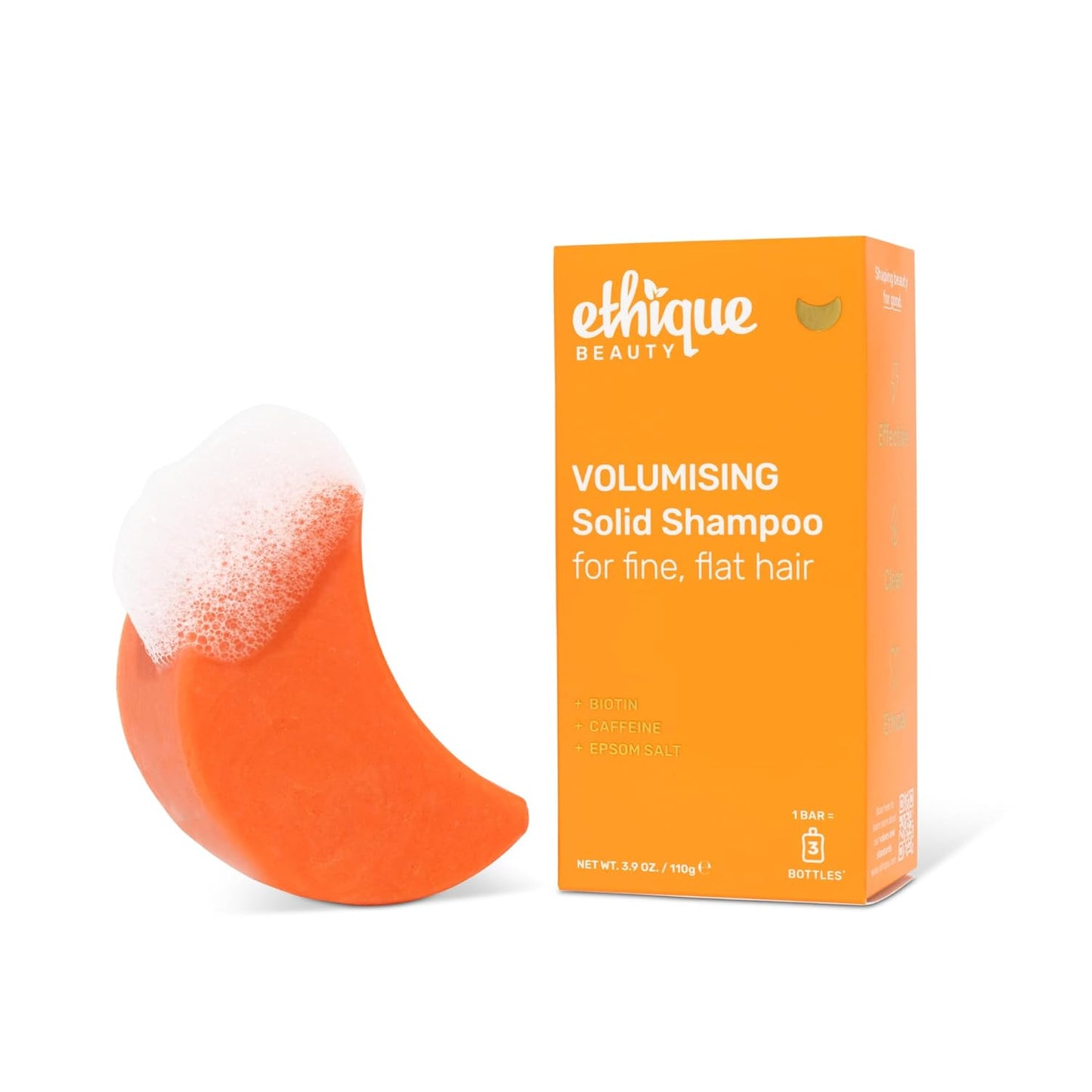 Clarifying Shampoo Bar for oily hair with Castor Oil - Plastic-Free. Vegan. Cruelty-Free. 3.88 oz