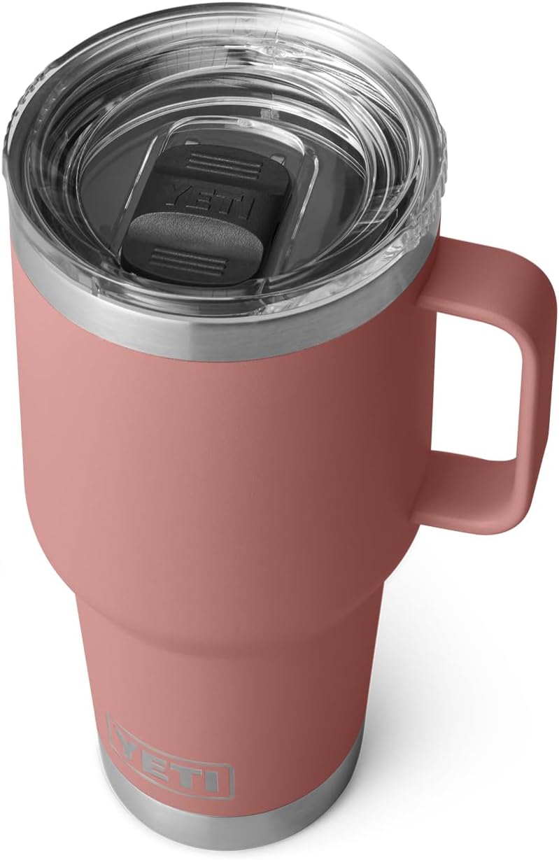 30 oz Travel Mug. Stainless Steel. Vacuum Insulated with Stronghold Lid