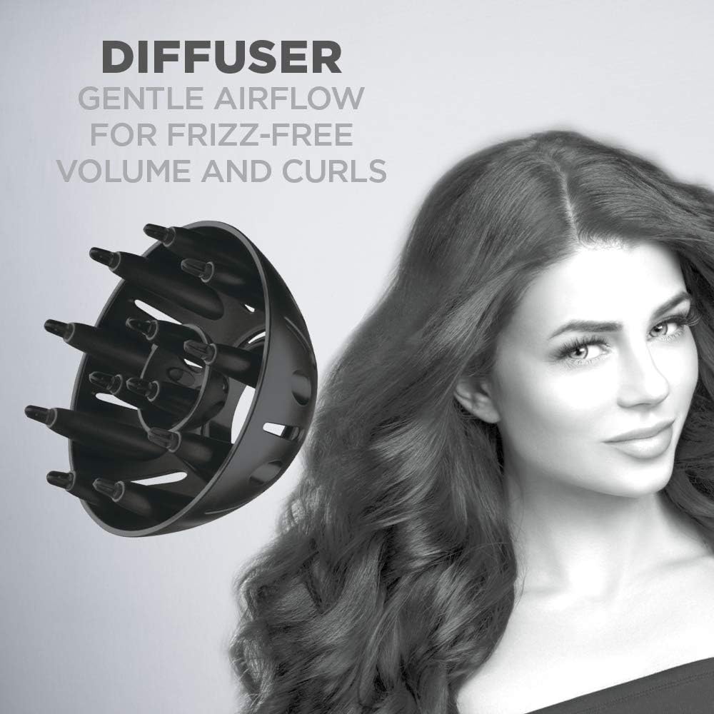 1875 Watt Turbo Hair Dryer. Blue/Black