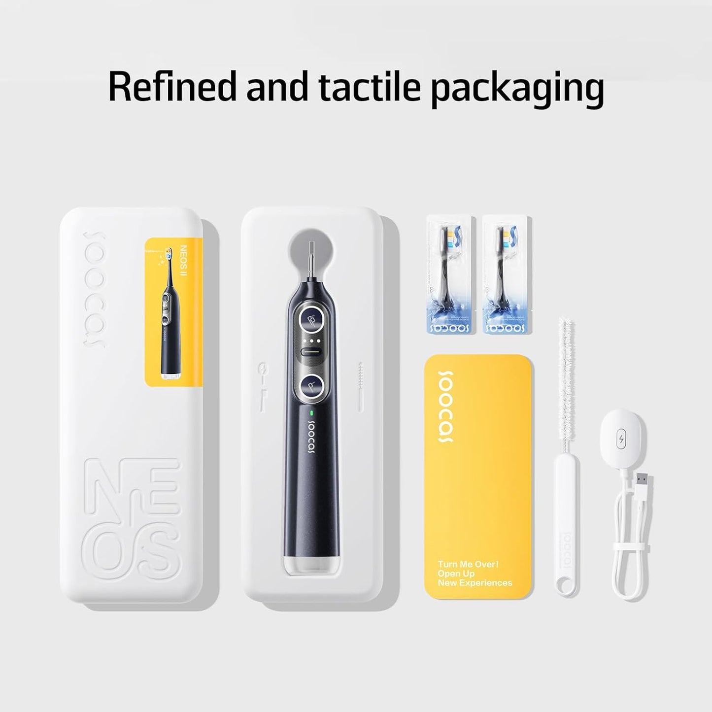 Electric Toothbrush with Water Flosser. Sonic Electric Toothbrush for Adults. Cordless Water Flosser for Travel. Portable Oral Irrigator. 100% Plaque Removal. Dark Violet