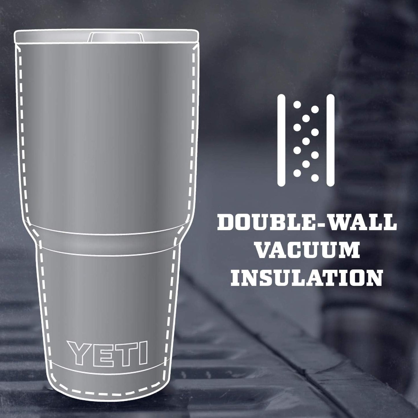 30 oz Stainless Steel Vacuum Insulated Tumbler w/MagSlider Lid. Black