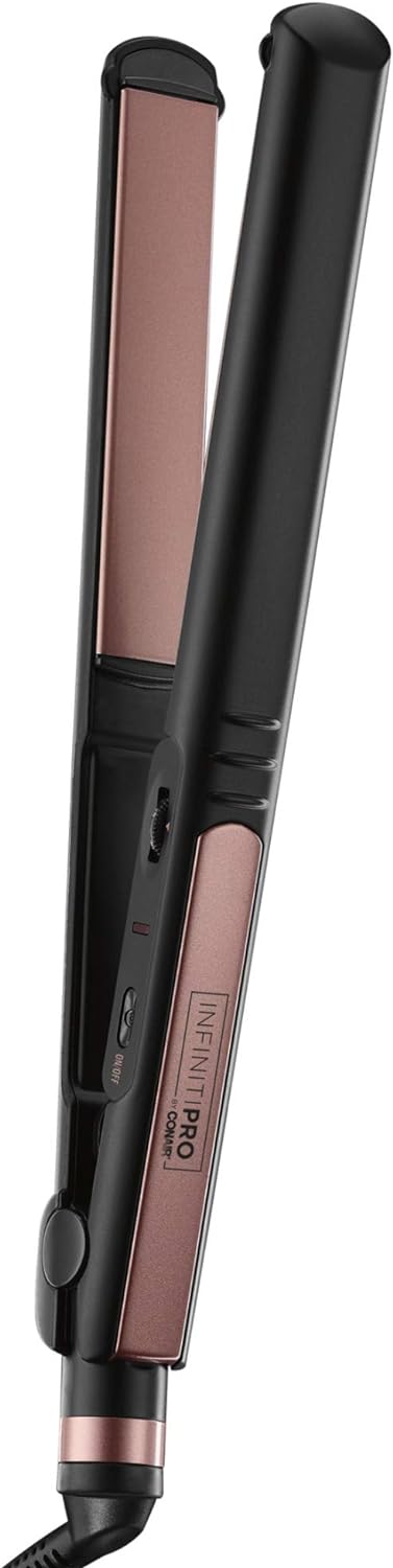 Rose Gold Ceramic Flat Iron. 1-inch