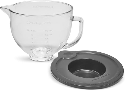 Stand Mixer Bowl. 5 quart. Glass with Measurement Markings