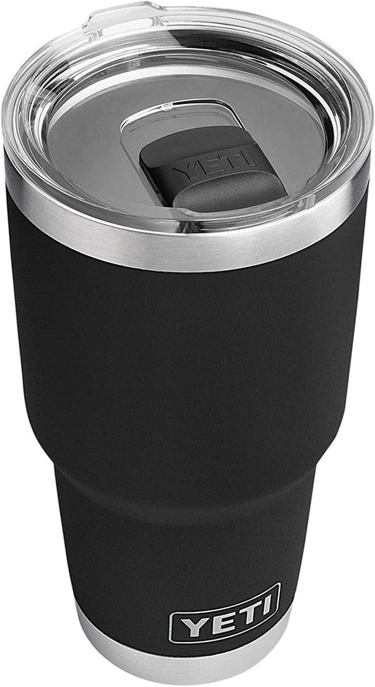 30 oz Stainless Steel Vacuum Insulated Tumbler w/MagSlider Lid. Black