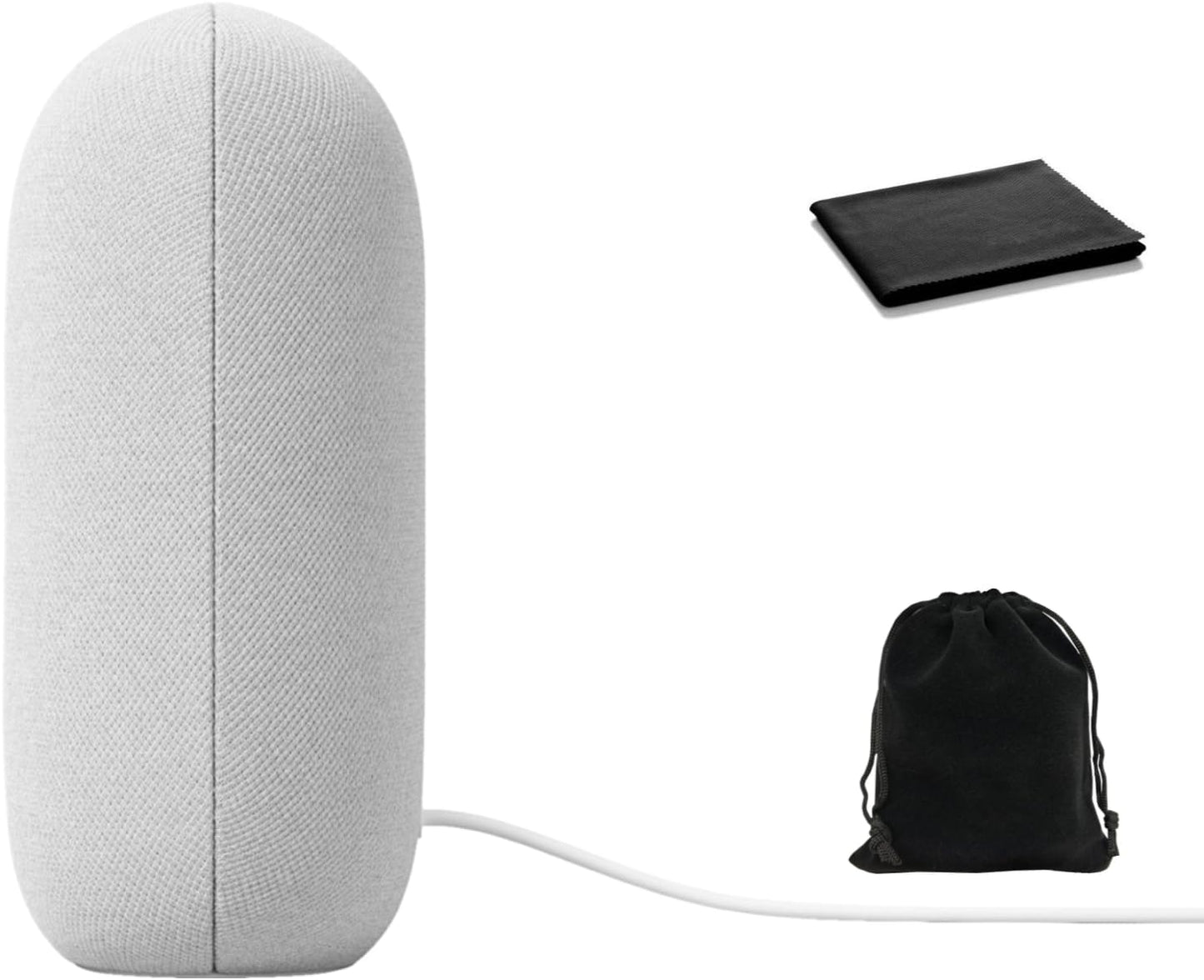 Audio Bluetooth Speaker - Wireless Music Streaming. Powerful Sound. Assistant Built-in. Wi-Fi and Bluetooth Connectivity. Smart Home Control. Stereo Pairing. Includes Pouch and Cloth