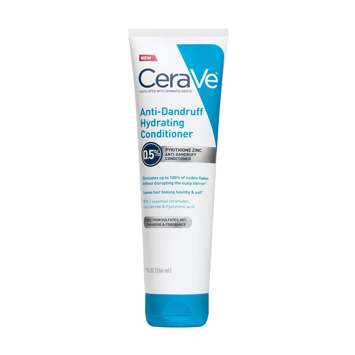 Hydrating Anti Dandruff Conditioner. 0.5% Pyrithione Zinc Dandruff Treatment With Ceramides. Hyaluronic Acid & Niacinamide. Helps Eliminate Flakes & Reduce Itchy Scalp. Sulfate Free Conditioner
