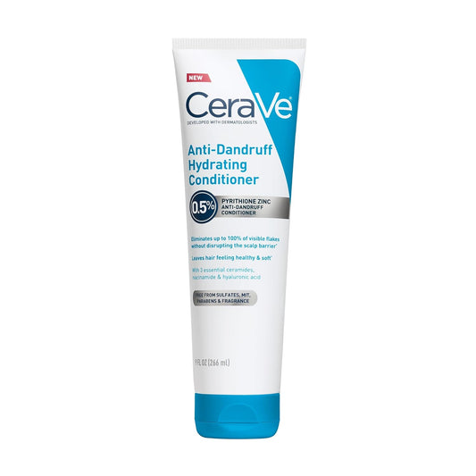Hydrating Anti Dandruff Conditioner. 0.5% Pyrithione Zinc Dandruff Treatment With Ceramides. Hyaluronic Acid & Niacinamide. Helps Eliminate Flakes & Reduce Itchy Scalp. Sulfate Free Conditioner