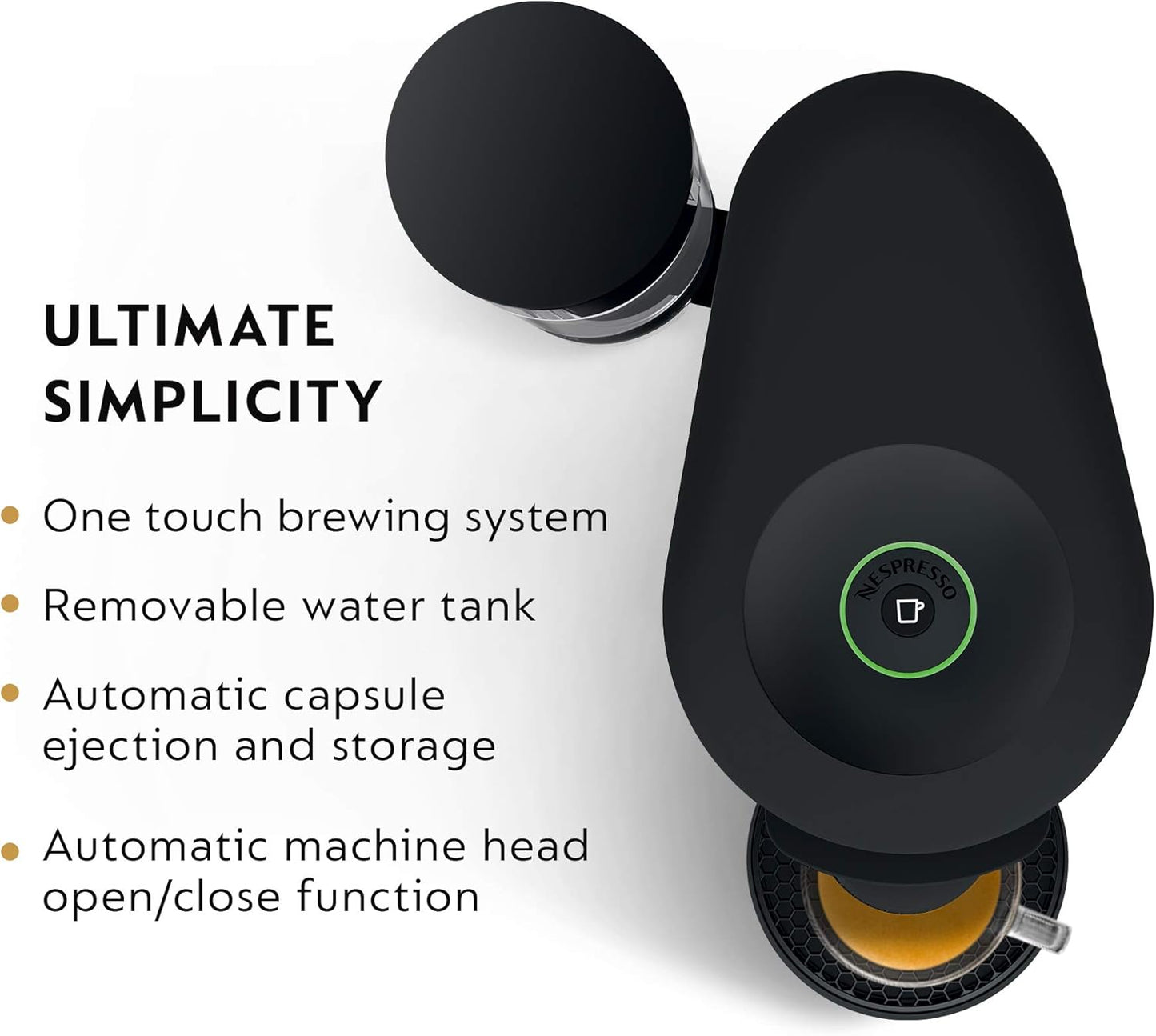 Nespresso Vertuo Plus Deluxe Coffee and Espresso Maker by. Matte Black with Aeroccino Milk Frother