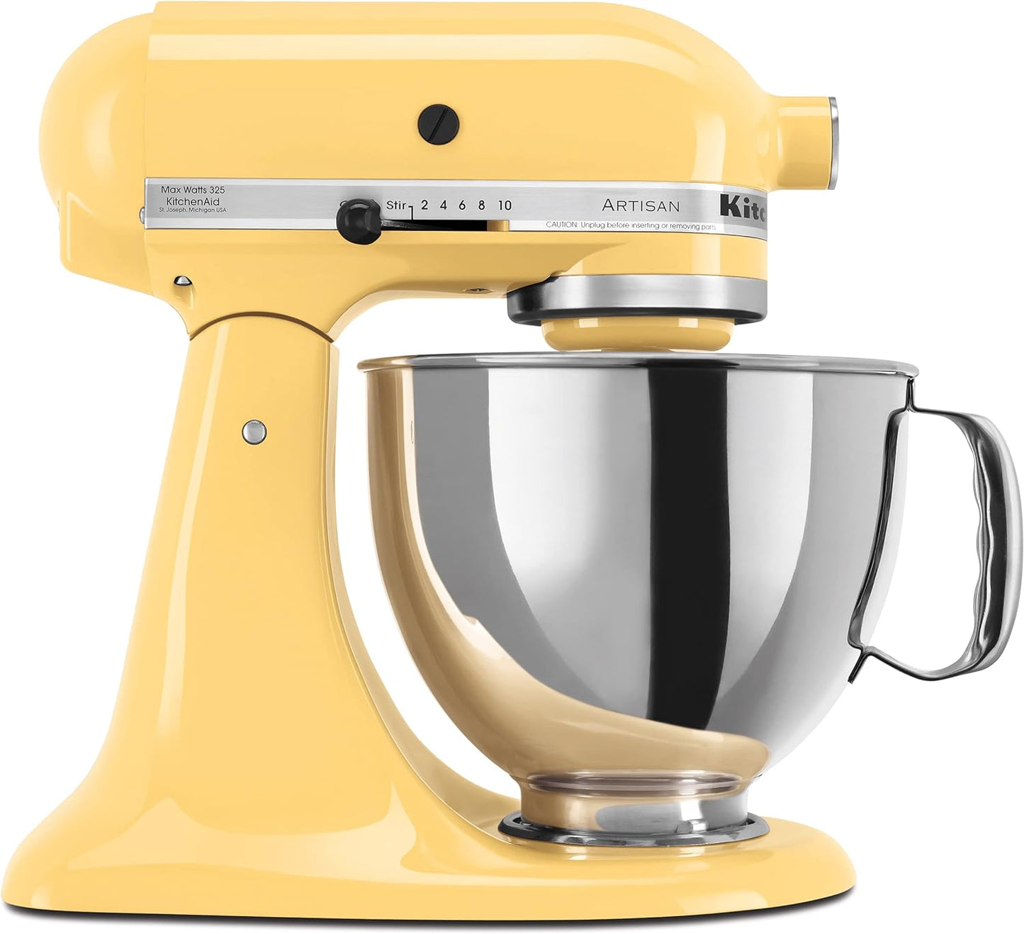 KSM150PSER Artisan Tilt-Head Stand Mixer with Pouring Shield. 5-Quart. Empire Red