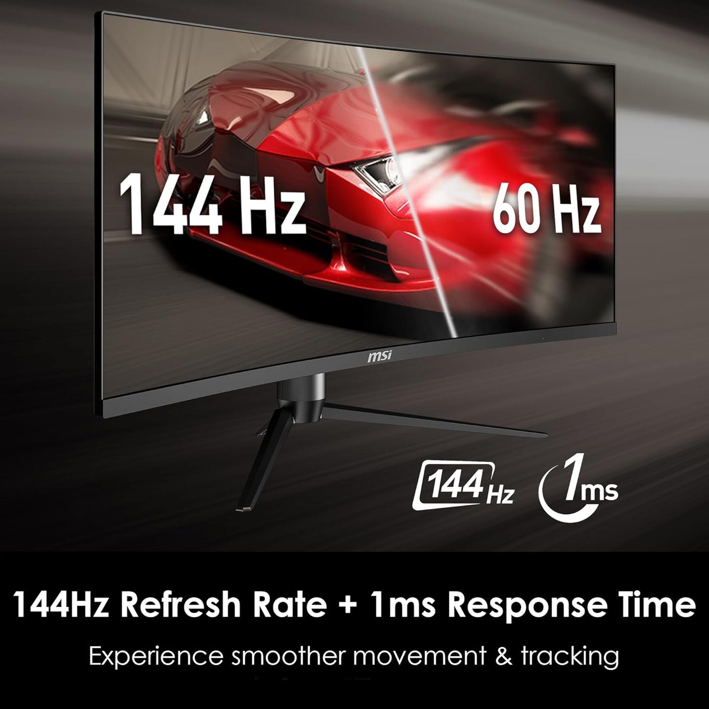 Optix MAG342CQR 1500R Curvature 21:9 Aspect Ratio Narrow Bezel 1ms 3440 x 1440 (UWQHD) 144Hz Refresh Rate Tilt/Swivel/Height/Pivot Adjustment 34 AMD Freesync Gaming Curved Monitor. Black
