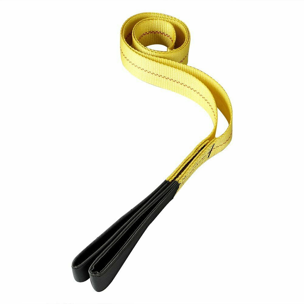 2"x 6ft Nylon Web Lifting Sling Tow Strap Flat Loop Eye & Eye Webbing, 9000LBS Max