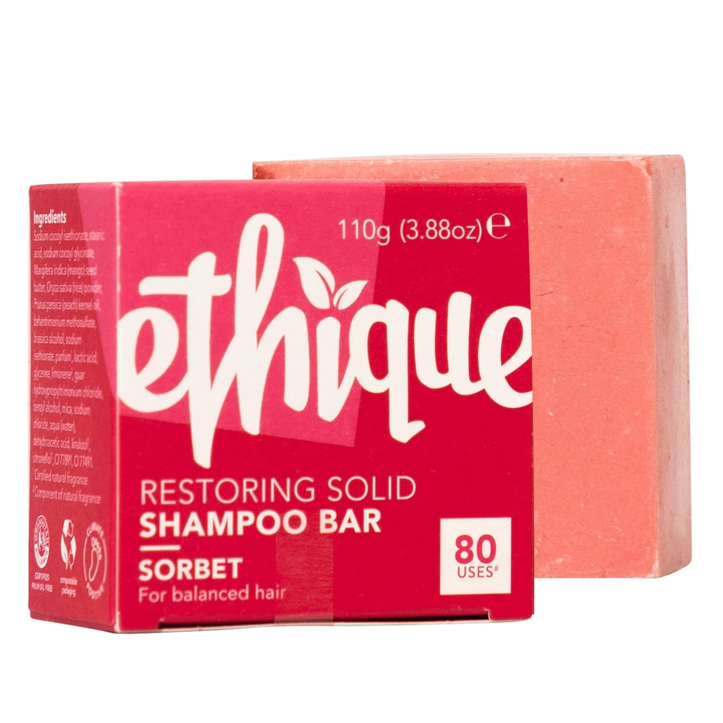 Clarifying Shampoo Bar for oily hair with Castor Oil - Plastic-Free. Vegan. Cruelty-Free. 3.88 oz